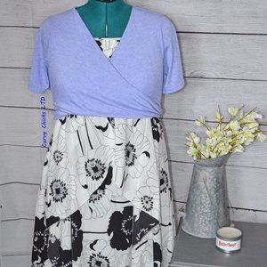 Rose Gale two piece floral dress